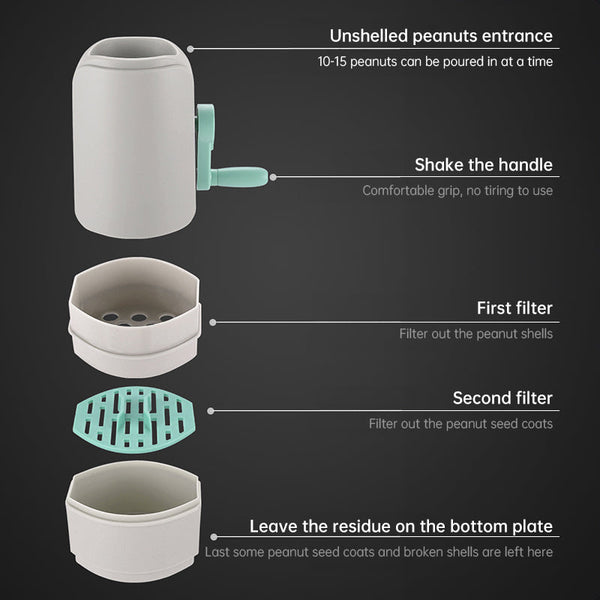 Hand Operated Peanut Shelling Tool For Peanuts And Pistachios Kitchen Gadget Peeling Nut & Shell Crackers