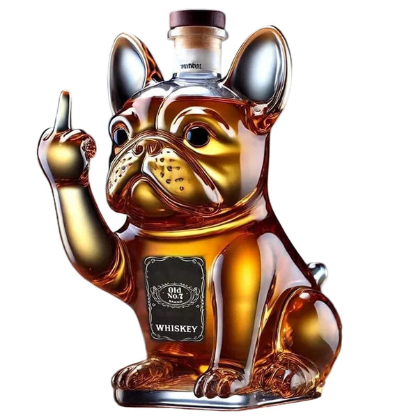 Funny Middle Finger Duck Turtle Dog Whisky Glass Decanter Bar Home Office Decor Decanters