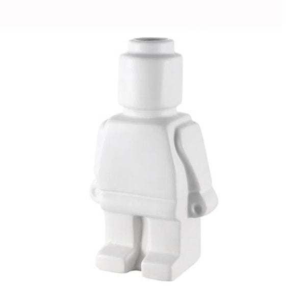 Robot Vase Resin Creative Home Decor Living Room Decoration Insertion Vases