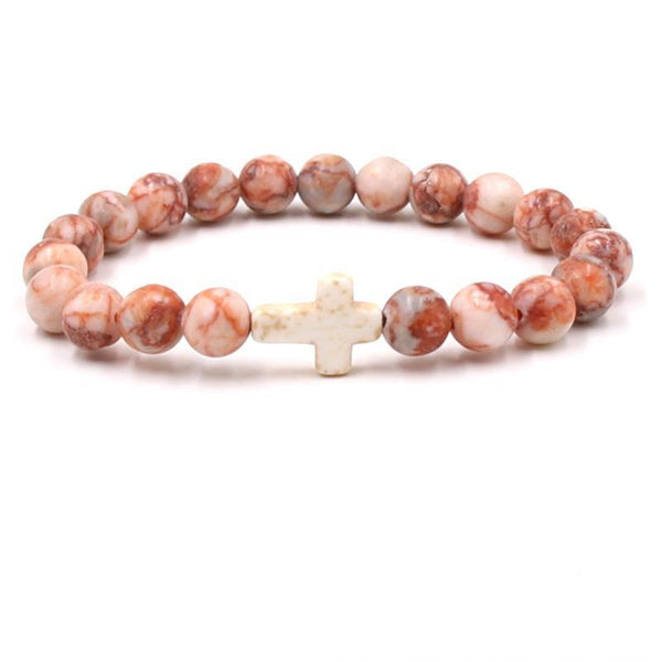 Fashion Bead Jewelry Cross Bracelet Bracelets