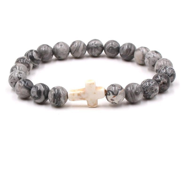 Fashion Bead Jewelry Cross Bracelet Bracelets