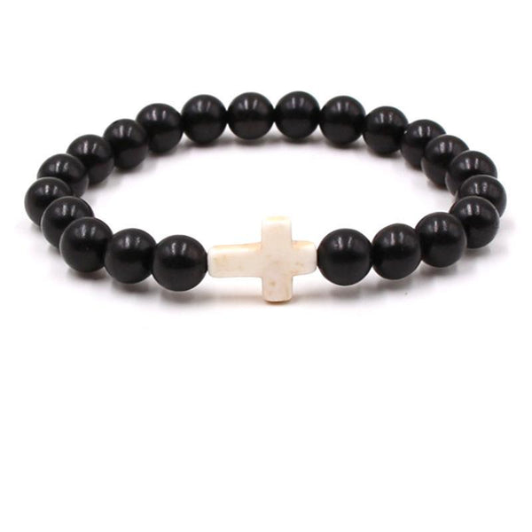 Fashion Bead Jewelry Cross Bracelet Bracelets