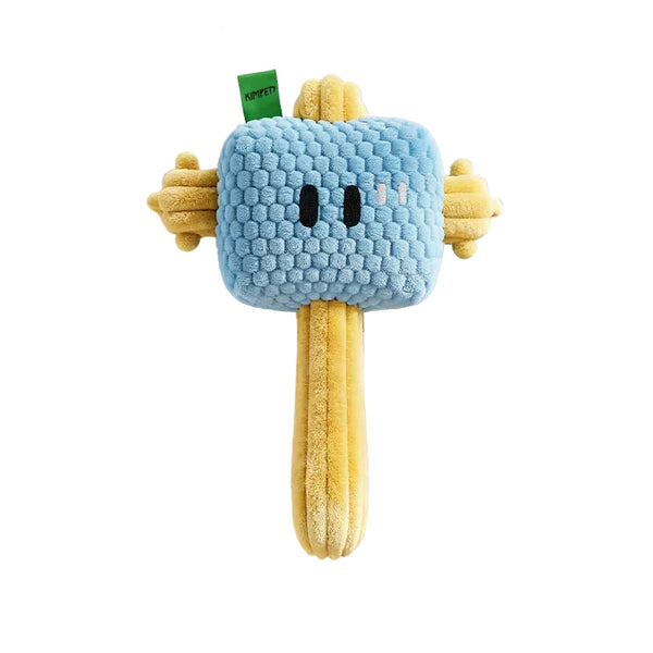 Dog Hammer Toy Self Entertainment Durable Chew Rope Knot With Sound For Small Dogs Golden Retriever Teddy Pet Supplies Dog Toys