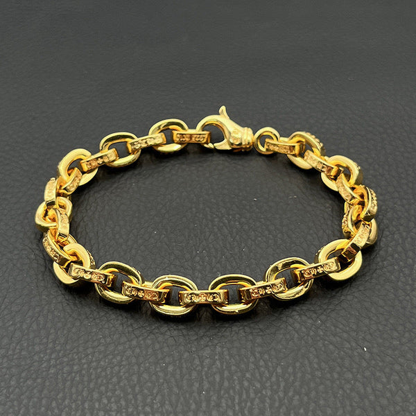 Sword Letter Cross Flower Dice Scout Ball Full Bracelet Bracelets