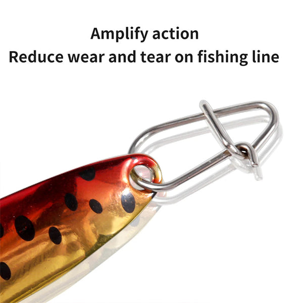100Pcs Stainless Steel Fishing Swivels Corrosion Resistant For Lures/Hooks Saltwater/Freshwater. Baits & Lures