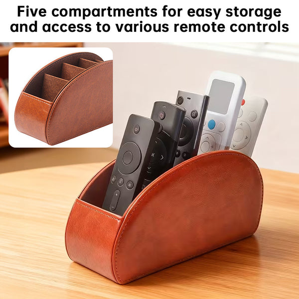 5 Slot Remote Control Holder Box Desktop Organizer For Tv Media Player Heater & Game Controllers Storage Boxes