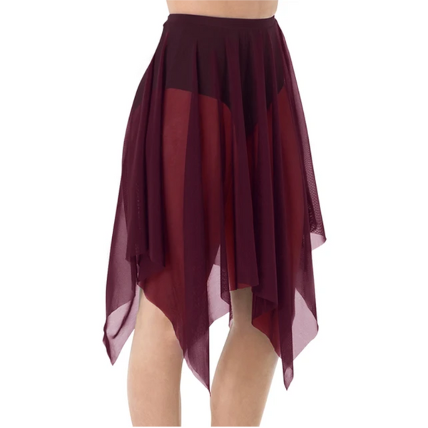 Mesh Wraps Ballet Classwear Dance Skirt Competition Performance Clothes Elastic Waistband Non Briefs Attached Skirts