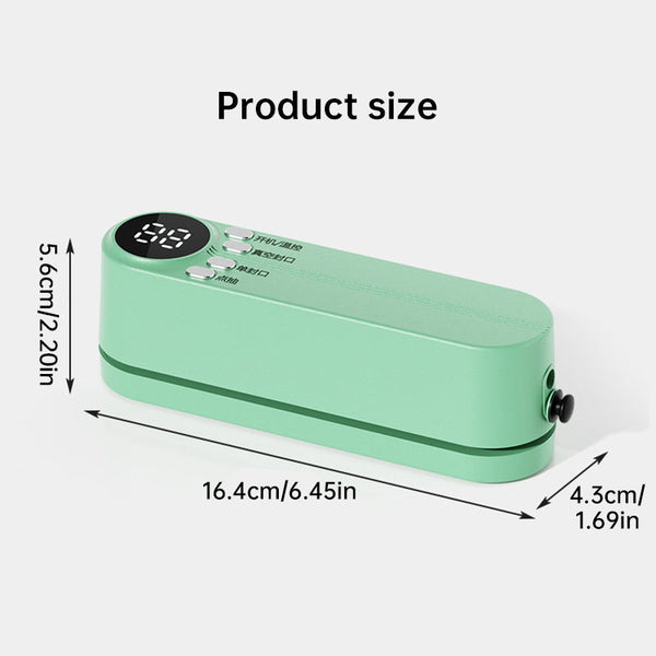 Beige Cordless 3 In 1 Food Sealer For Dry Or Moist Bags Chips & Inflation Vacuum Sealers