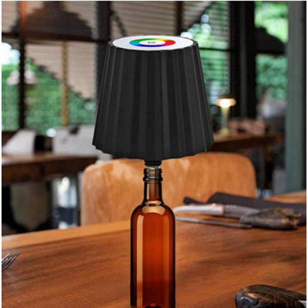 Led Creative Wine Bottle Light For Bar: Movable Rechargeable Rgb Dimmable Decorative Lamp Lamps