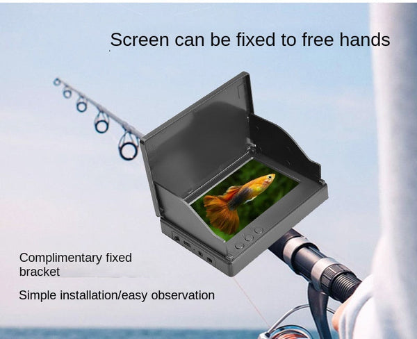 Fish Detector Small Visual Fishing Underwater Probe Ultra Clear Camera Photography Day Night Dual Use Vision Fish Finders Depth Sounders