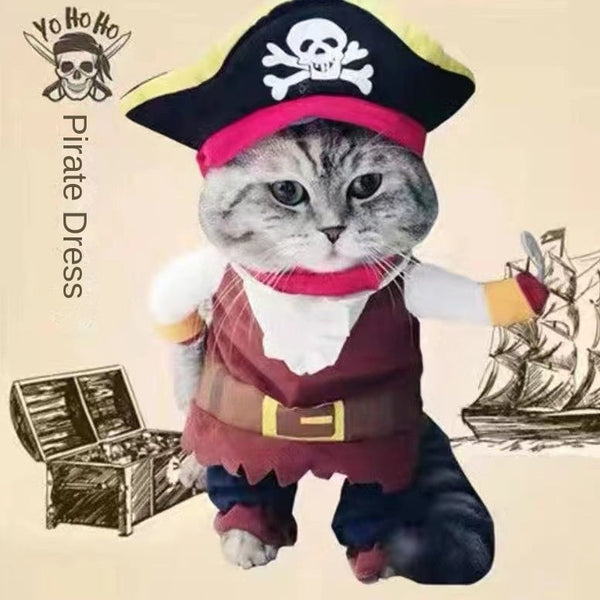 Universal Two Legged Pet Dog Pirate Transformation Costume For Cute And Unique Pets Dog Clothing & Shoes