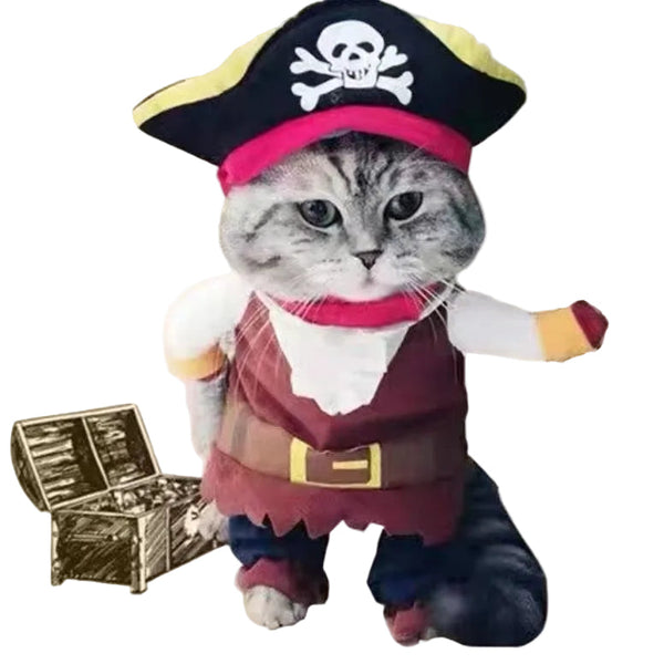Universal Two Legged Pet Dog Pirate Transformation Costume For Cute And Unique Pets Dog Clothing & Shoes