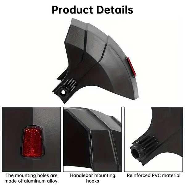 Compatible Rear Fender For Kukirin G2 G3 G4 Electric Scooter | High Visibility Reflective Plastic Mudguard Accessories Parts