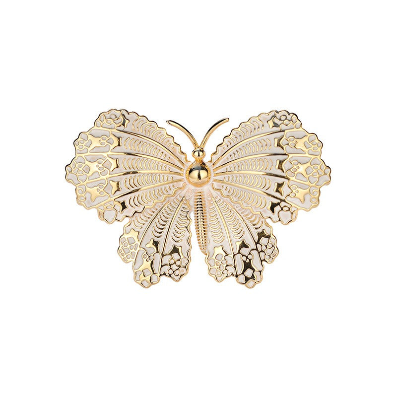 Veile Studios Alloy Butterfly Brooch For Women Classic Insect Pin Jewelry Accessory Brooches