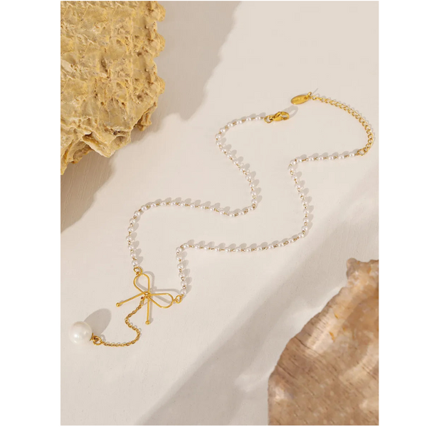 Veile Studios Light Style Temperament Simple And Luxurious Stainless Steel Collarbone Chain Necklaces & Pendants