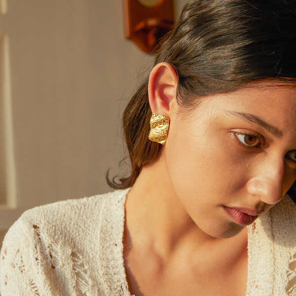 Veile Studios Fashionable High End Niche Design Stainless Steel For Women Earrings