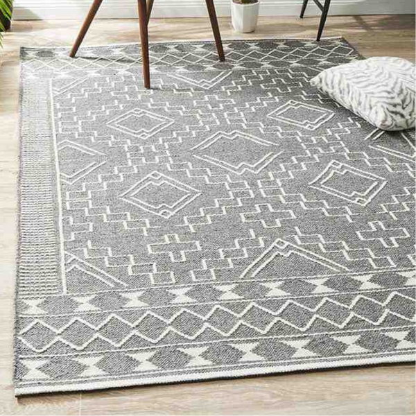 Rug Culture Hudson 802 Grey By Rectangle Rugs