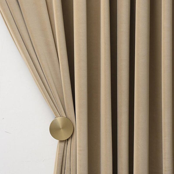 100 Centimetre Velvet Blackout Curtains For Living Room Bedroom Dining Curtains & Drapes