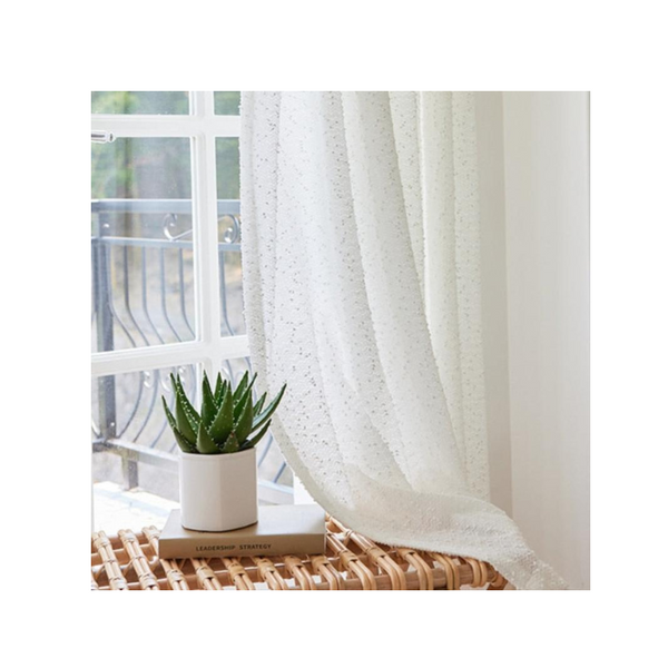 400Cm White Curtains Modern Luxury Retro Style Texture For Garden Decor Curtains & Drapes