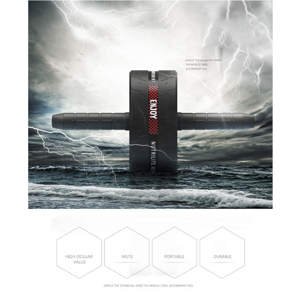 2 In 1 Ab Roller Jump Rope No Noise Abdominal Wheel For Arm Waist Leg Exercise Gym Fitness Equipment Abdominal Machines