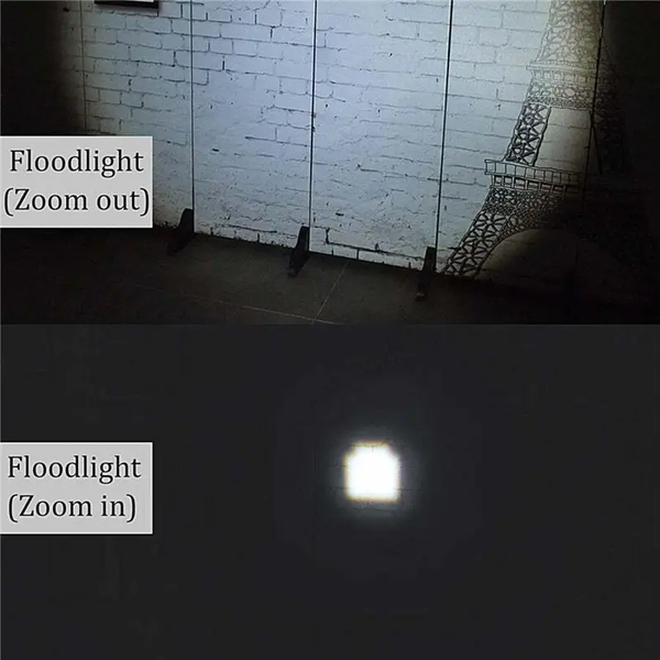 2 Pack Led Tactical Handheld Small Water Resistant Zoomable For Camping Cycling Hiking Emergency Torch Light Flashlights