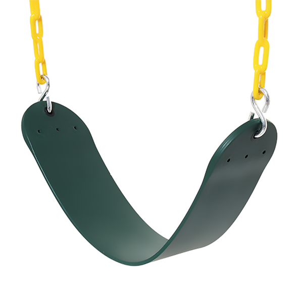 Randy & Travis Machinery 2 Pack Swing Seats Heavy Duty 66 Inch Chain Plastic Coated Playground Set Outdoor Swings