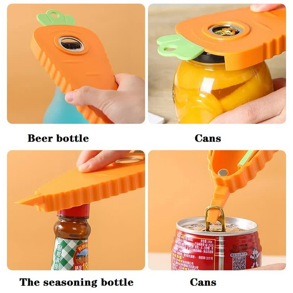 Carrot Shaped Multi Function Bottle Opener Corkscrews & Bottle Openers