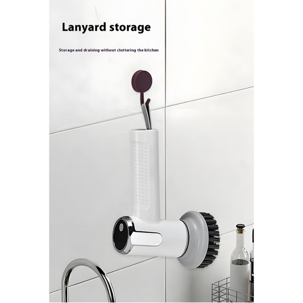 Multifunctional Smart Display Electric Cleaning Brush Wireless Kitchen Tool Cleaning Brushes