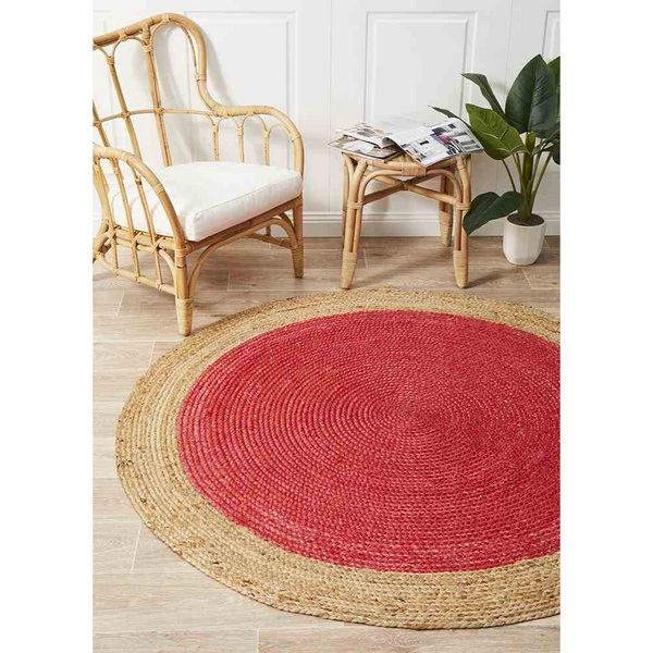Rug Culture Atrium Polo Cherry By Round Rugs