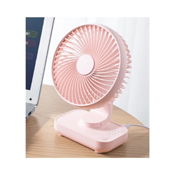 Pink Mini Fan Compact Quiet And Rechargeable For Personal Cooling Portable Fans