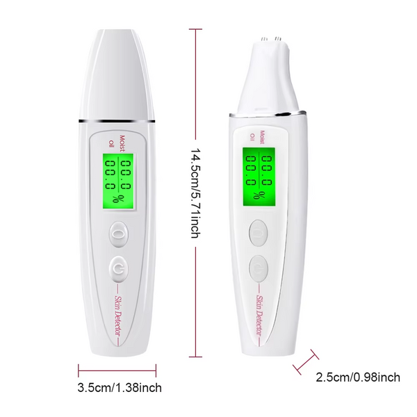 Face Skin Tester Portable Analyzer Digital Aesthetic Moisture Water Oil Monitor For Care Diagnostic Device Facial Cleansing Devices