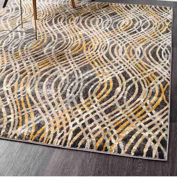 Rug Culture Dream Scape 852 Charcoal By Rectangle Rugs
