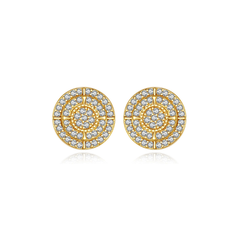 Veile Studios And American Copper Inlaid Zircon For Men Women Earrings