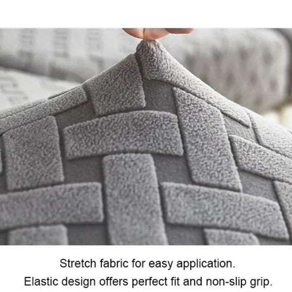 Chair Cover Beige Bear Design Anti Dirt Elastic Material Dining Room Kitchen Slipcovers