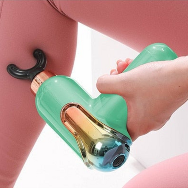 Lcd Display Massage Gun Portable Electronic Massager Neck Whole Body Muscle Massagers