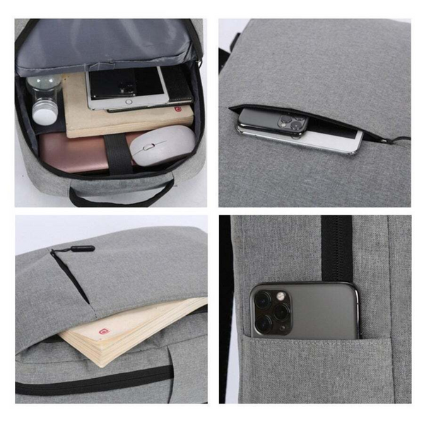 Usb Charging Mens Multifunctional Waterproof Bag Large Capacity Business Backpacks