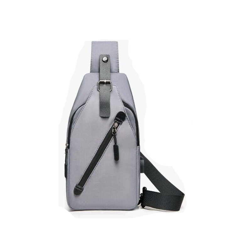 Men's Business Backpacks Crossbody Bags For Multi-Function Waterproof Male Usb Charging Large Capacity Nylon Cloth