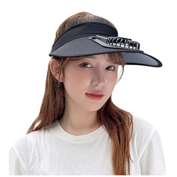 Elosung Uv Protection Fan Hat With Usb Rechargeable Cooling Hats