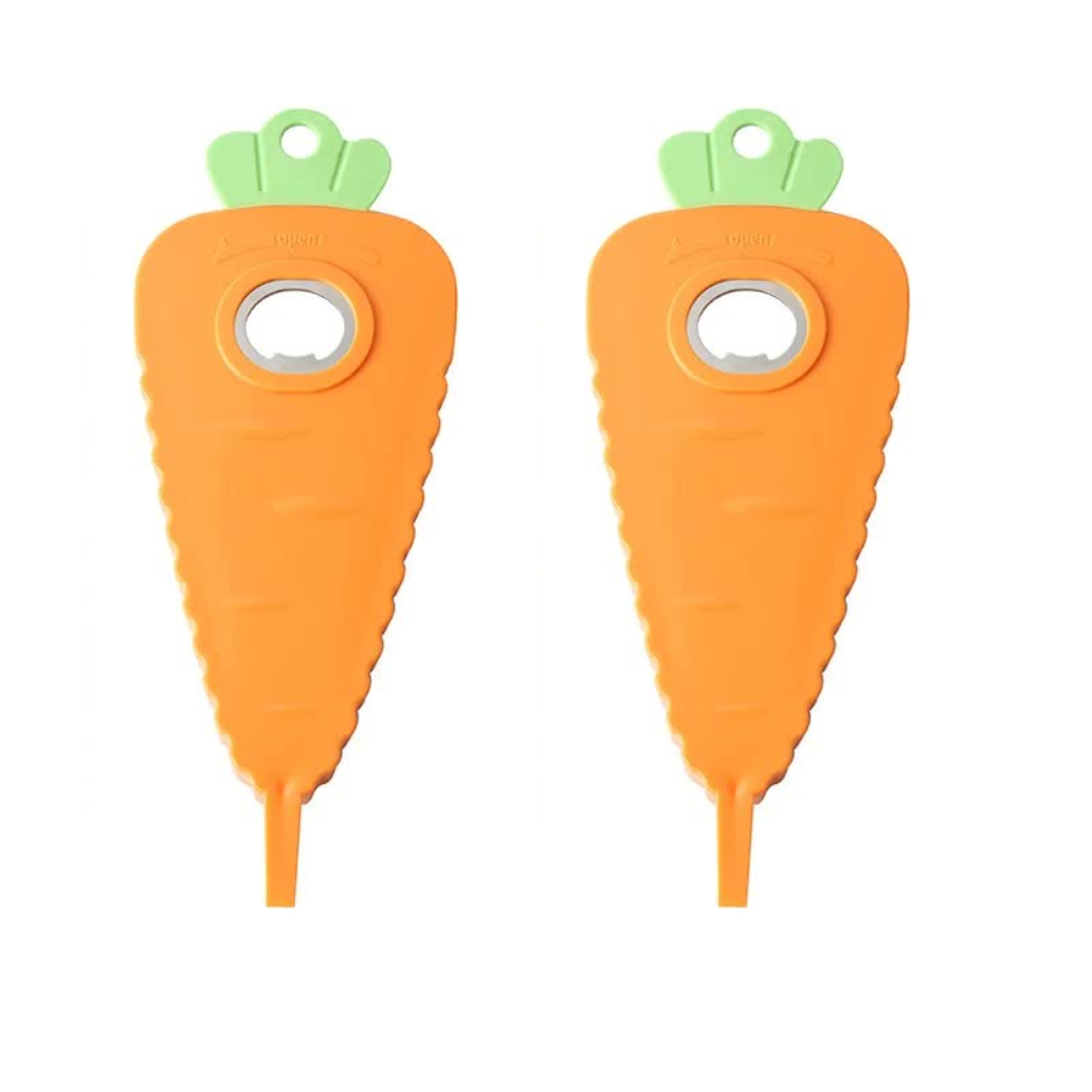 Carrot Shaped Multi Function Bottle Corkscrews & Bottle Openers