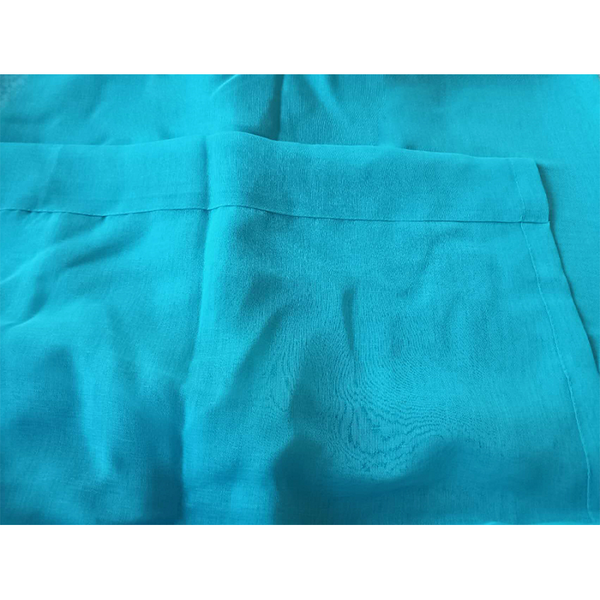 2 Sheer Voile Curtains 544Cm X 230Cm Drop+Hooks Pinch Pleat Lake Blue Curtains & Drapes