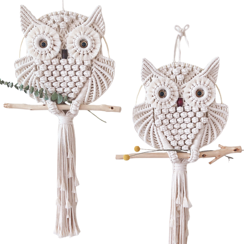 The Owl Tapestry Hand Woven Cotton Craft Kit For Large And Small Projects Other Crocheting And Knitting