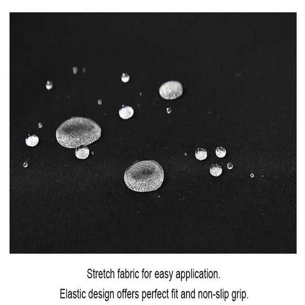 Chair Cover Grey Anti Dirt Waterproof Elastic Material For Dining Room Kitchen Slipcovers