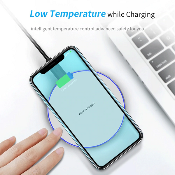 Fast Wireless Charging Pad Samsung For Iphone Portable Phone Dock Android Ios Chargers & Cradles
