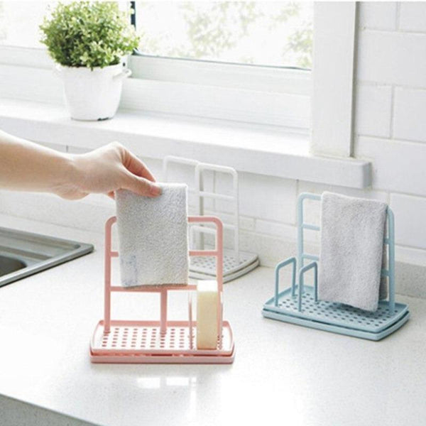 Sponge Shelf Kitchen Storage Rack Bathroom Decor Accessories Racks & Holders