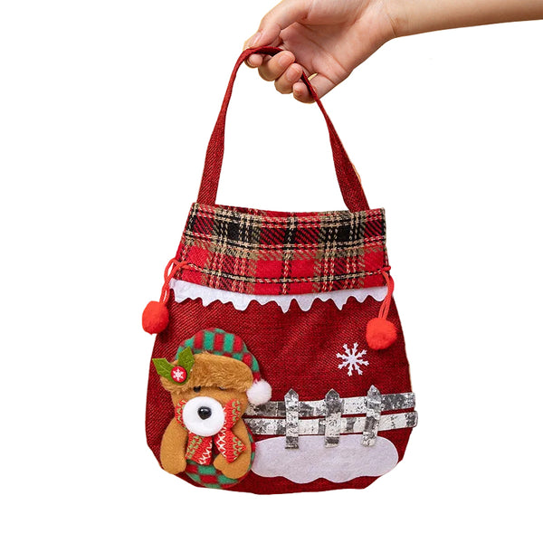 Christmas Apple Bag Snowman Gift Gift Bags