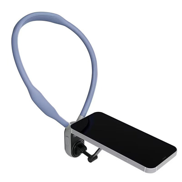 Silicone Mobile Phone Magnetic Neck Mount Quick Release Holder For All Phones Mounts & Holders