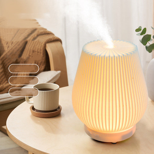 Humidifiers Mute Ultrasonic Spray Desk Lamp Night Light 200Ml Air Humidifier Usb Plug