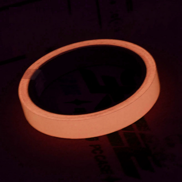 2Cm X 3M Glow In The Dark Fluorescent Tape Self Adhesive Strip For Marking And Decor Red 2Cm*3M Craft Tape