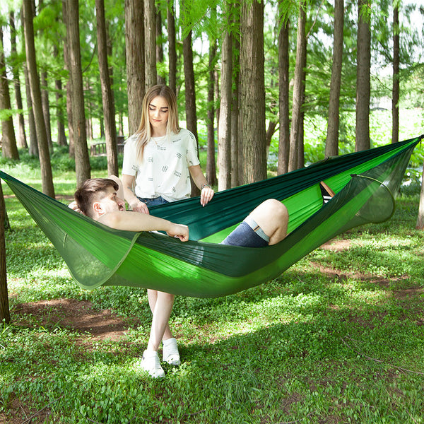 Fully Automatic Quick Opening Hammock With Mosquito Net Hammocks