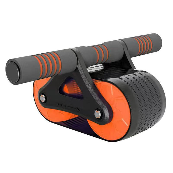 Double Wheel Abdominal Exerciser Women Men Automatic Rebound Roller Waist Trainer Gym Sports Home Devices Abdominal Machines